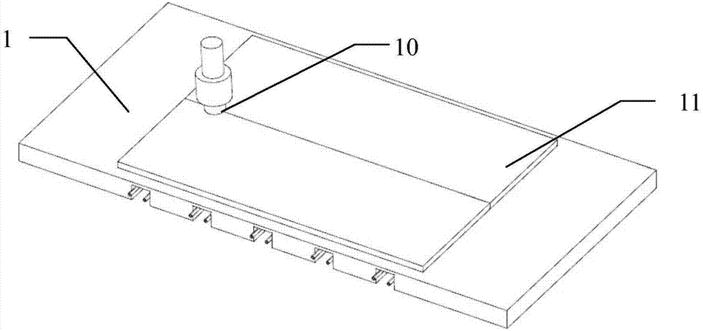 Method and device to reduce residual stress of boards during friction stir welding