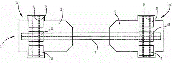 Railroad sleeper with multiplayer structure