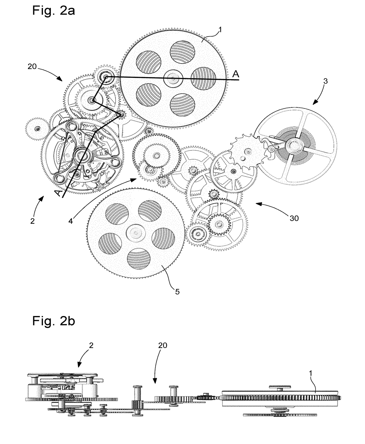 Movement with power reserve extension