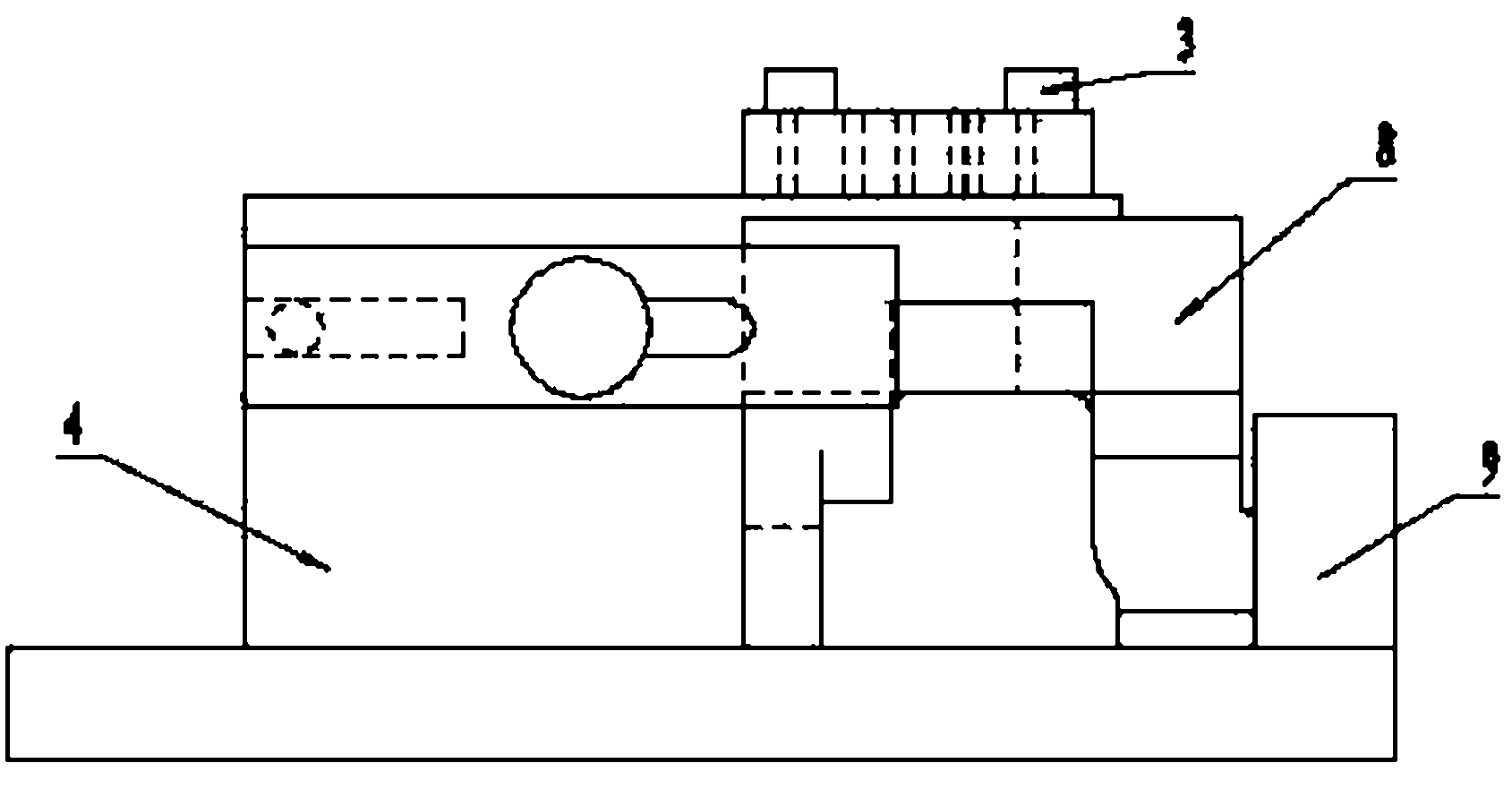 High-precision drilling multi-pore clamping device