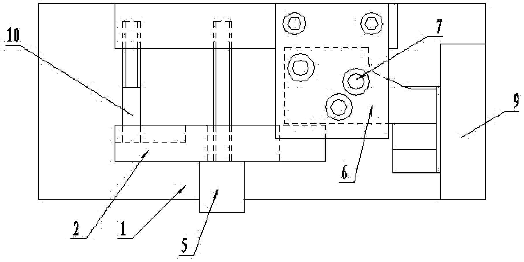 High-precision drilling multi-pore clamping device