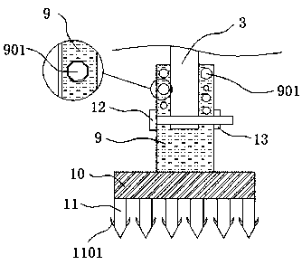 Energy-saving feeding device for ecological running water fish culture