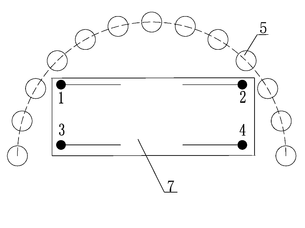 Construction method of tunnel shock relieve hole controlling blasting