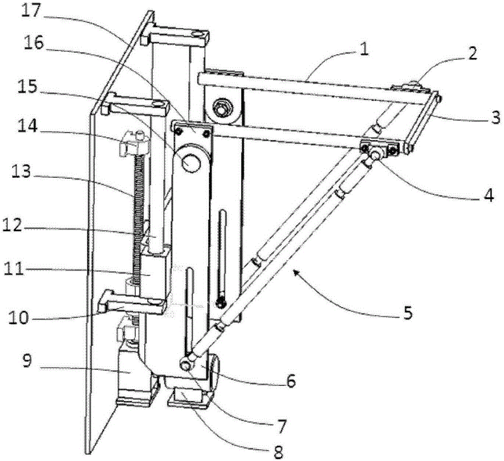 Slide Rail Lifting Device