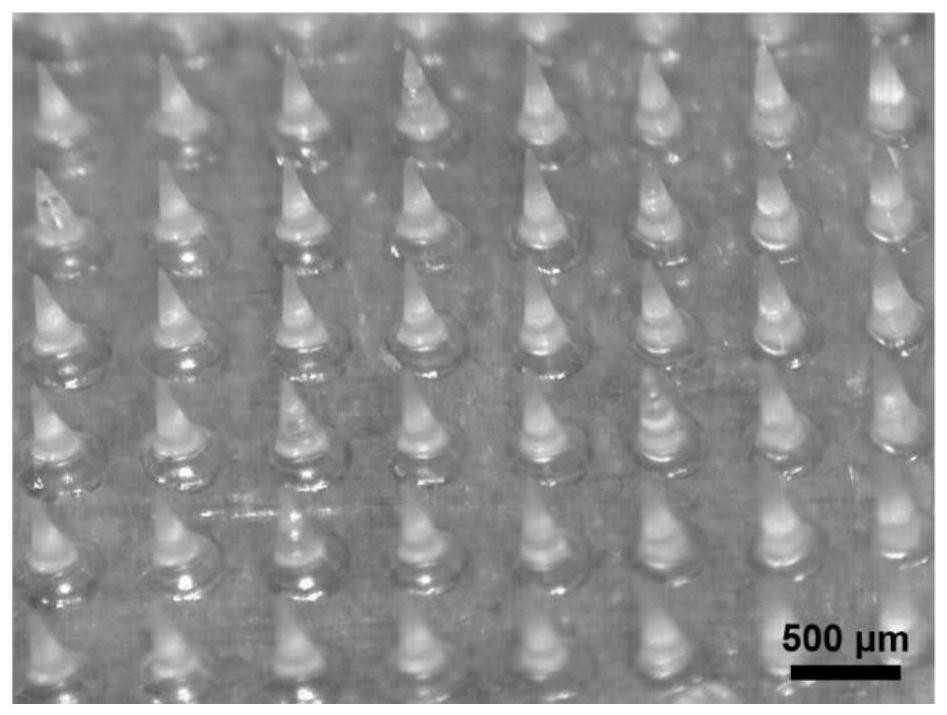 Micro-needle array patch capable of generating gas to take effect quickly and preparation and application thereof