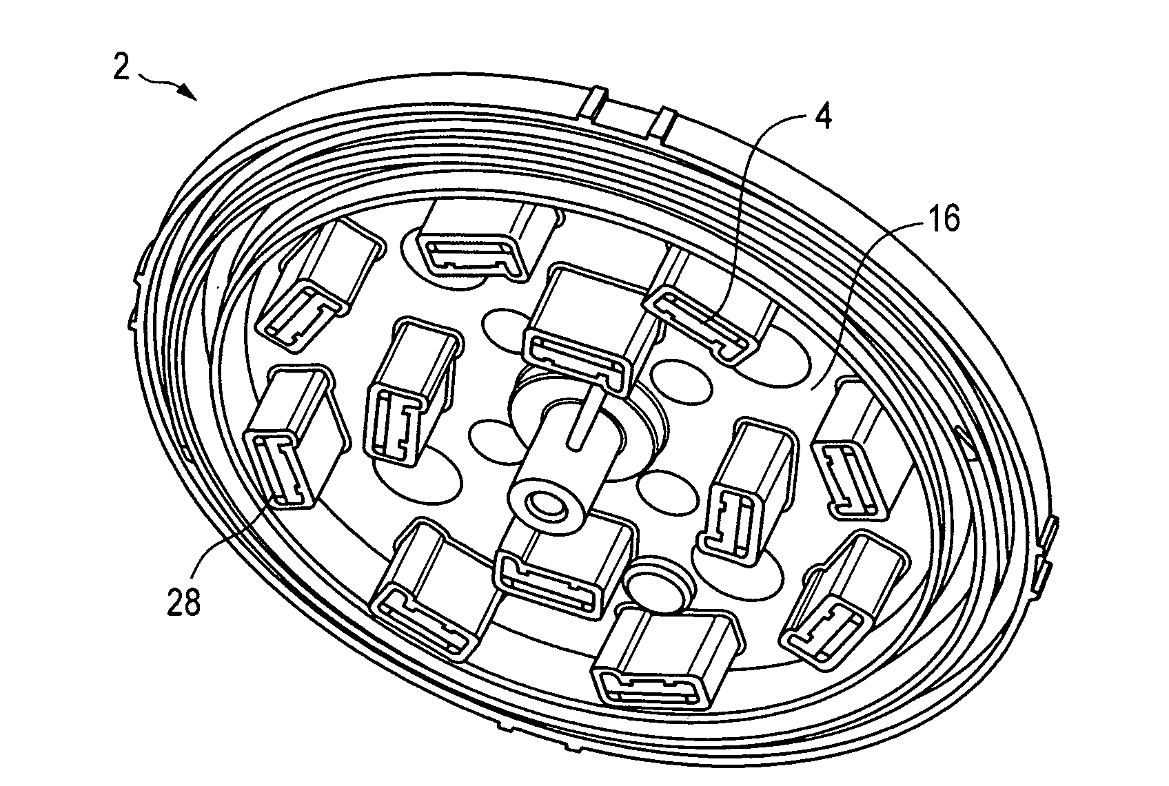 Enclosures for multiple fluidic oscillators