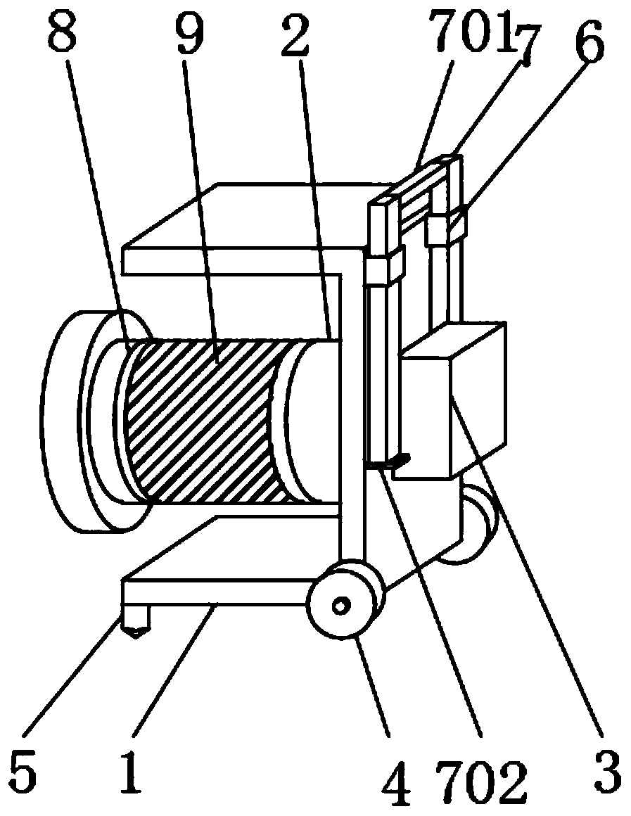 A mooring unmanned aerial vehicle emergency communication system based on remote optical fibers