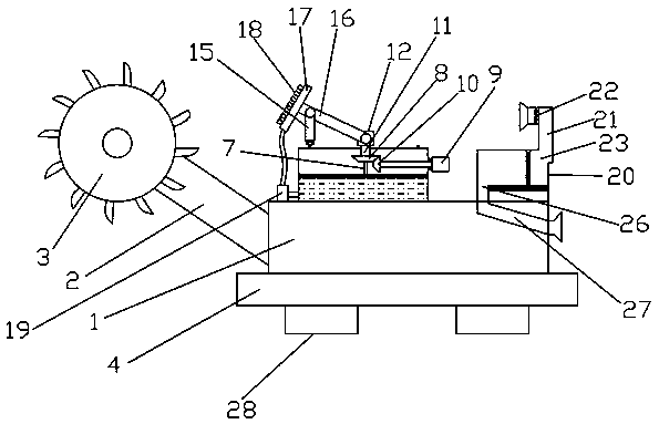 Comprehensive coal milling device for coal mine