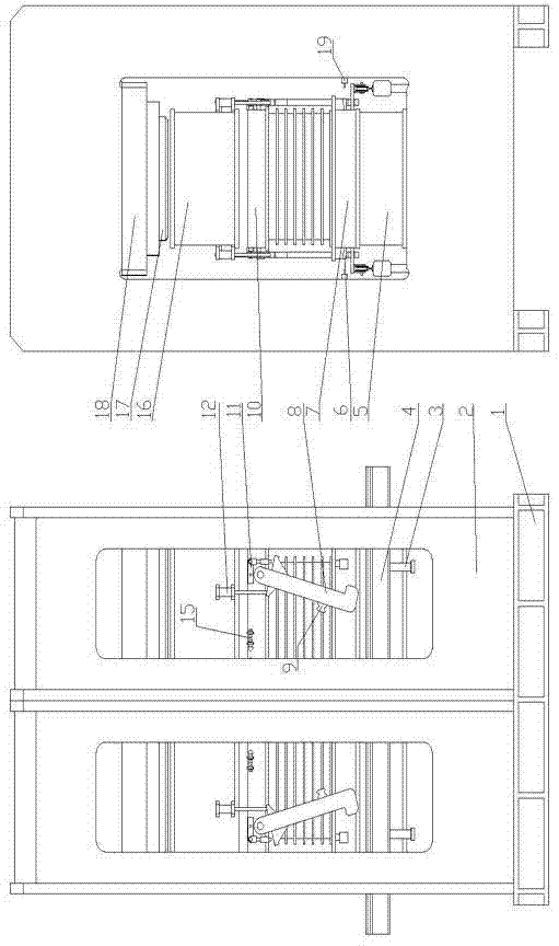 Artificial board cold pressing and formation and unloading circulation equipment