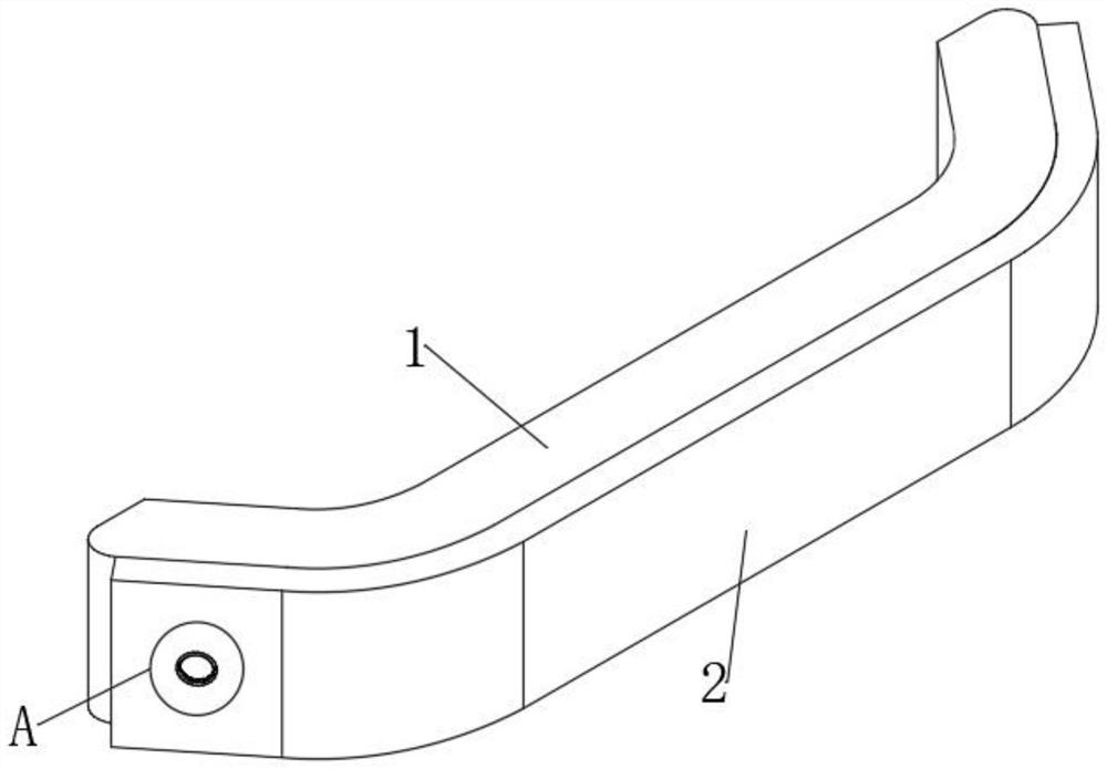 Self-damage type automobile bumper with protection function