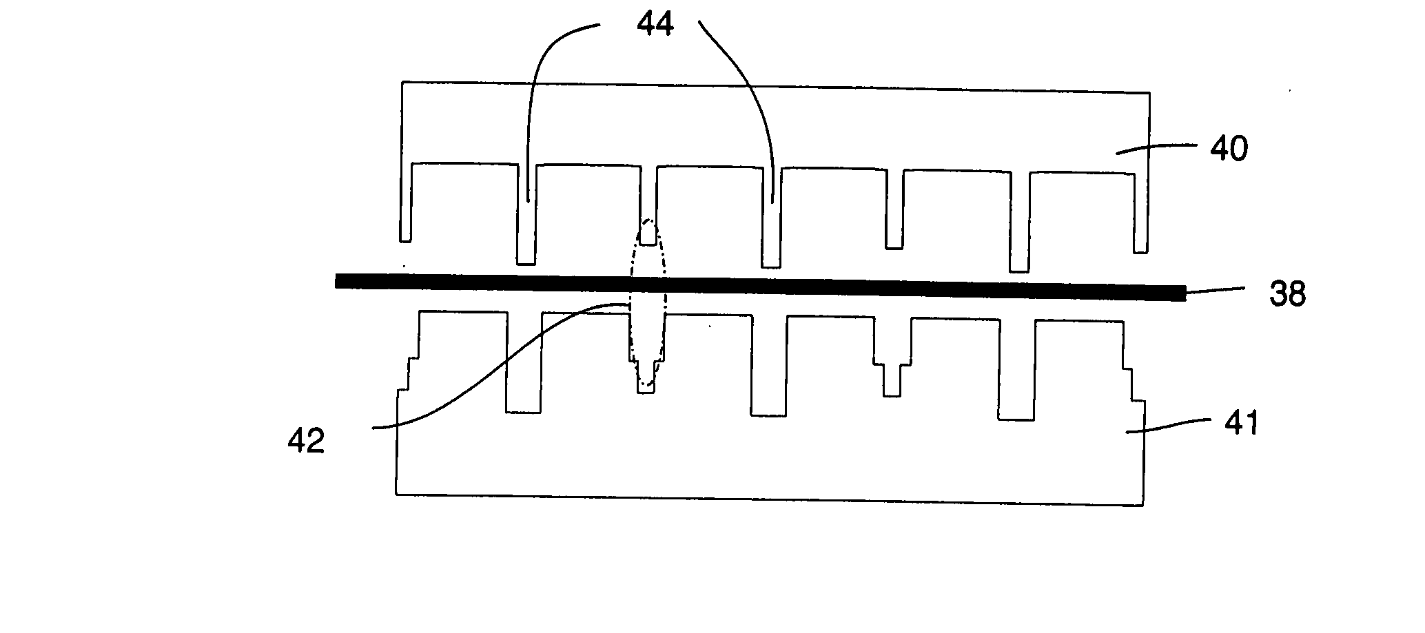 Molded high impedance surface