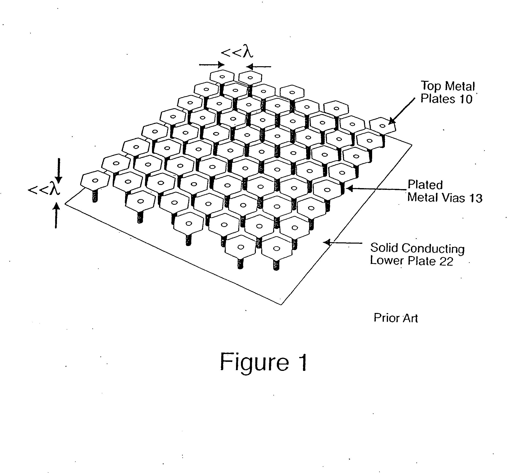 Molded high impedance surface