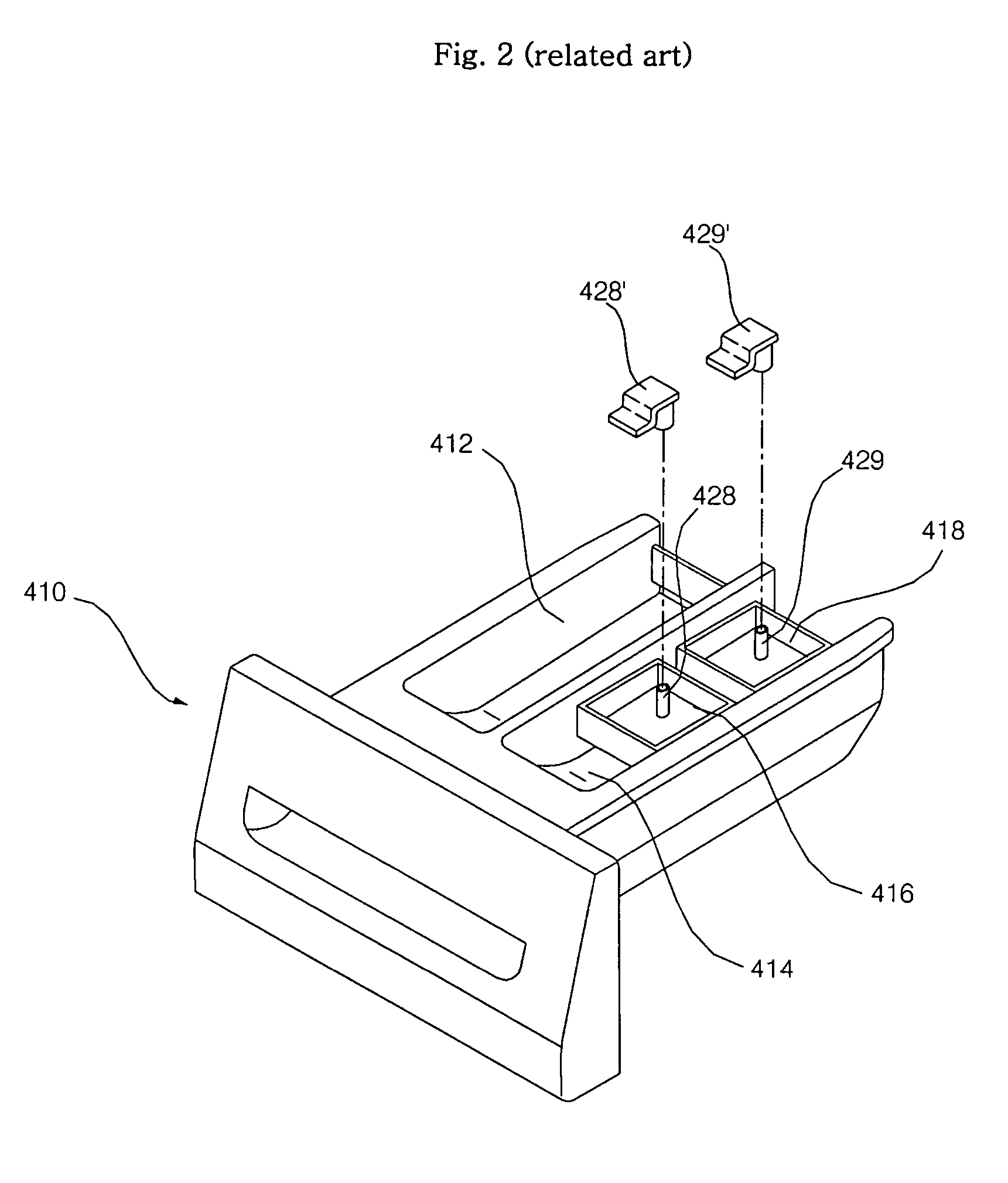 Detergent supplying apparatus of washing machine