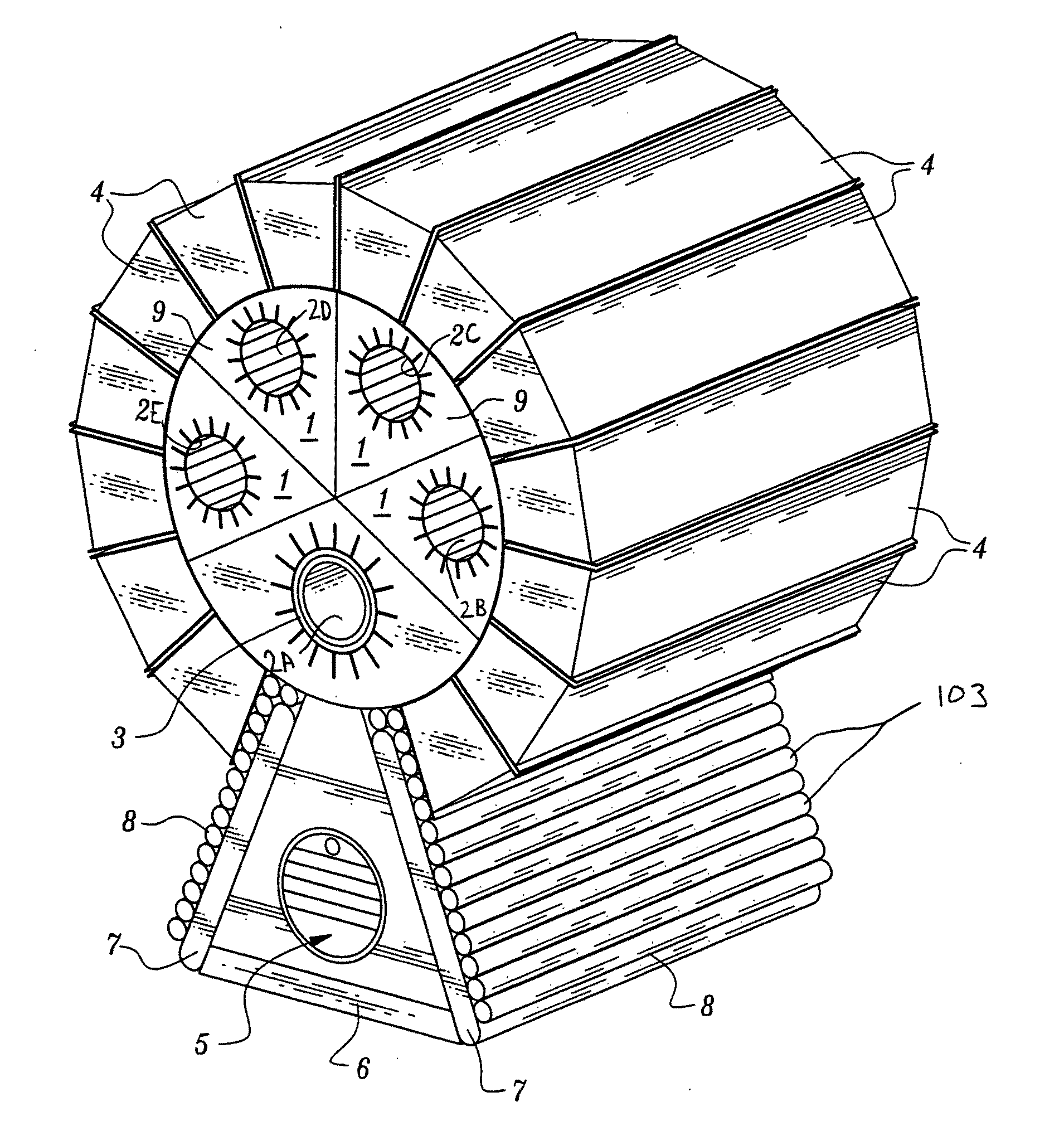 Reactor geometry and dry confinement for a nuclear reactor enabling the racquetball effect of neutron conservation dry confinement to be supported by the four-factor and six-factor formula