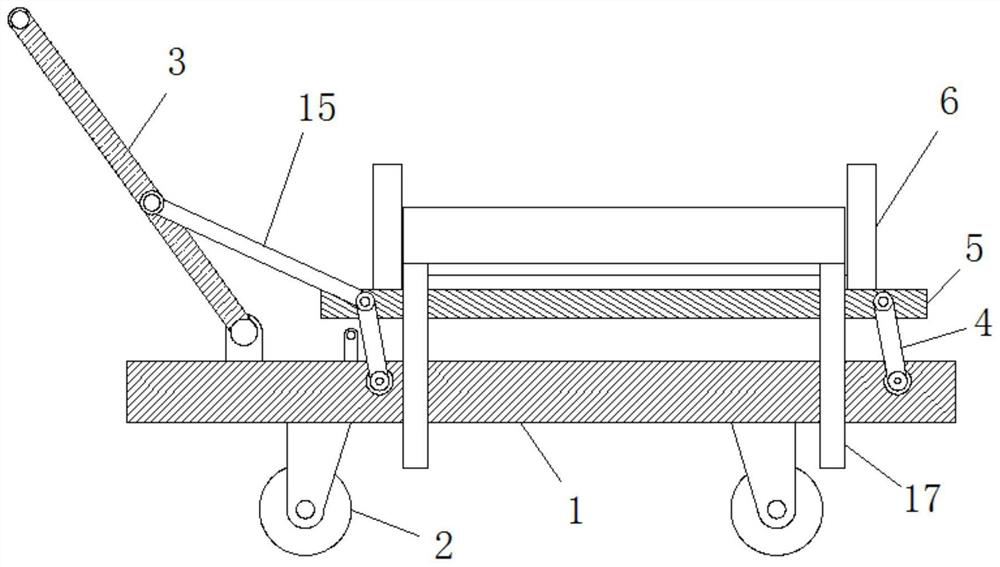 Auxiliary carrying device facilitating goods loading and unloading based on air pressure suction fixation