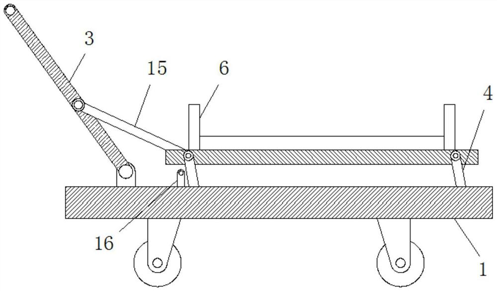 Auxiliary carrying device facilitating goods loading and unloading based on air pressure suction fixation