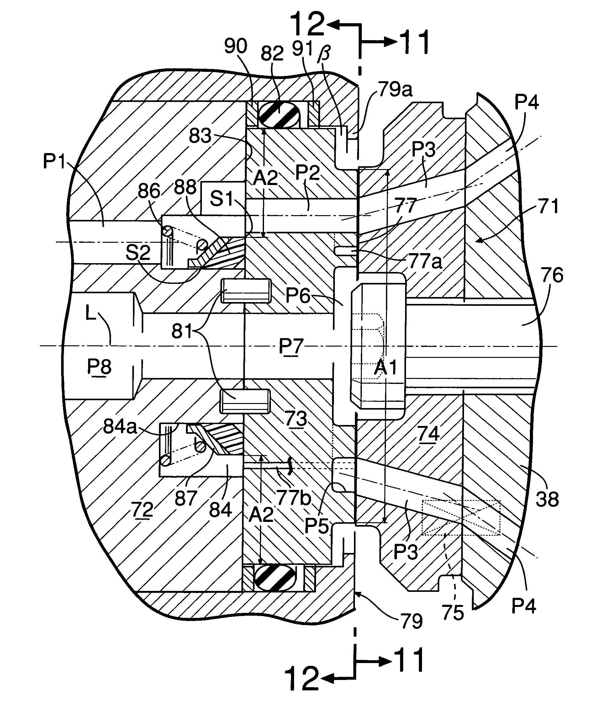 Rotating fluid machine