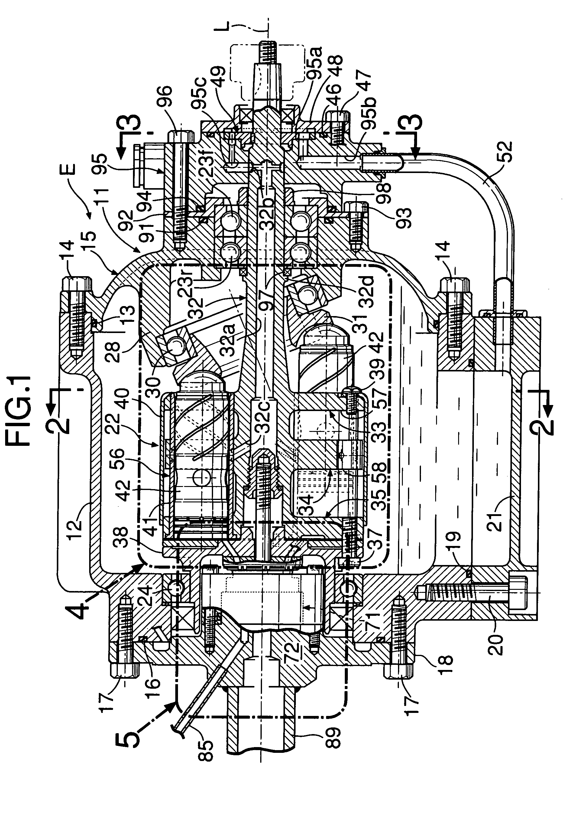 Rotating fluid machine