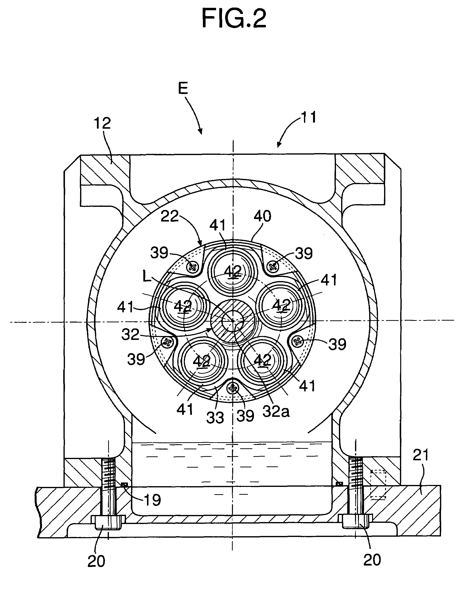 Rotating fluid machine