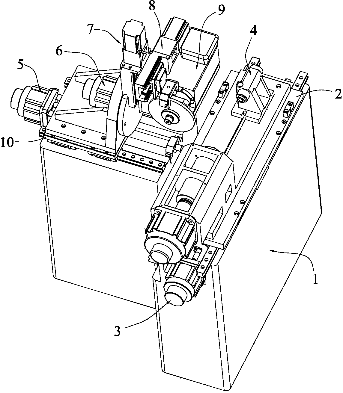 Novel efficient numerical control gear grinding machine