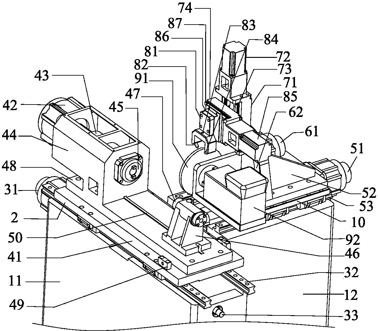 Novel efficient numerical control gear grinding machine