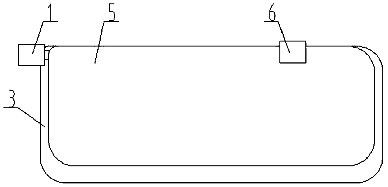 Vehicle sun visor and vehicle