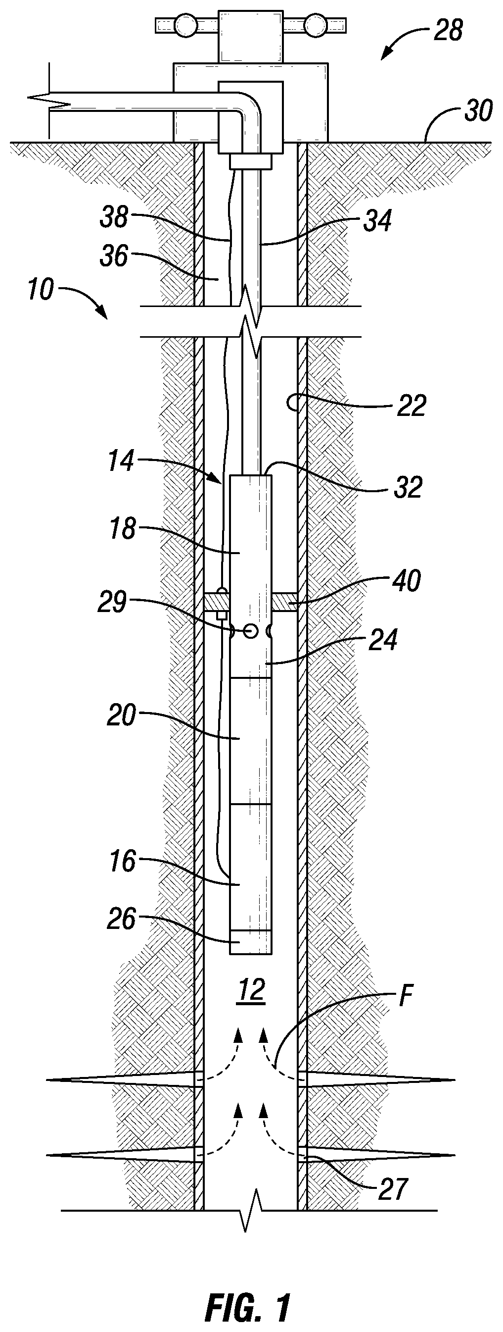 Prevention of gas accumulation above ESP intake