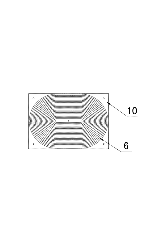 Electromagnetic heating teppanyaki device