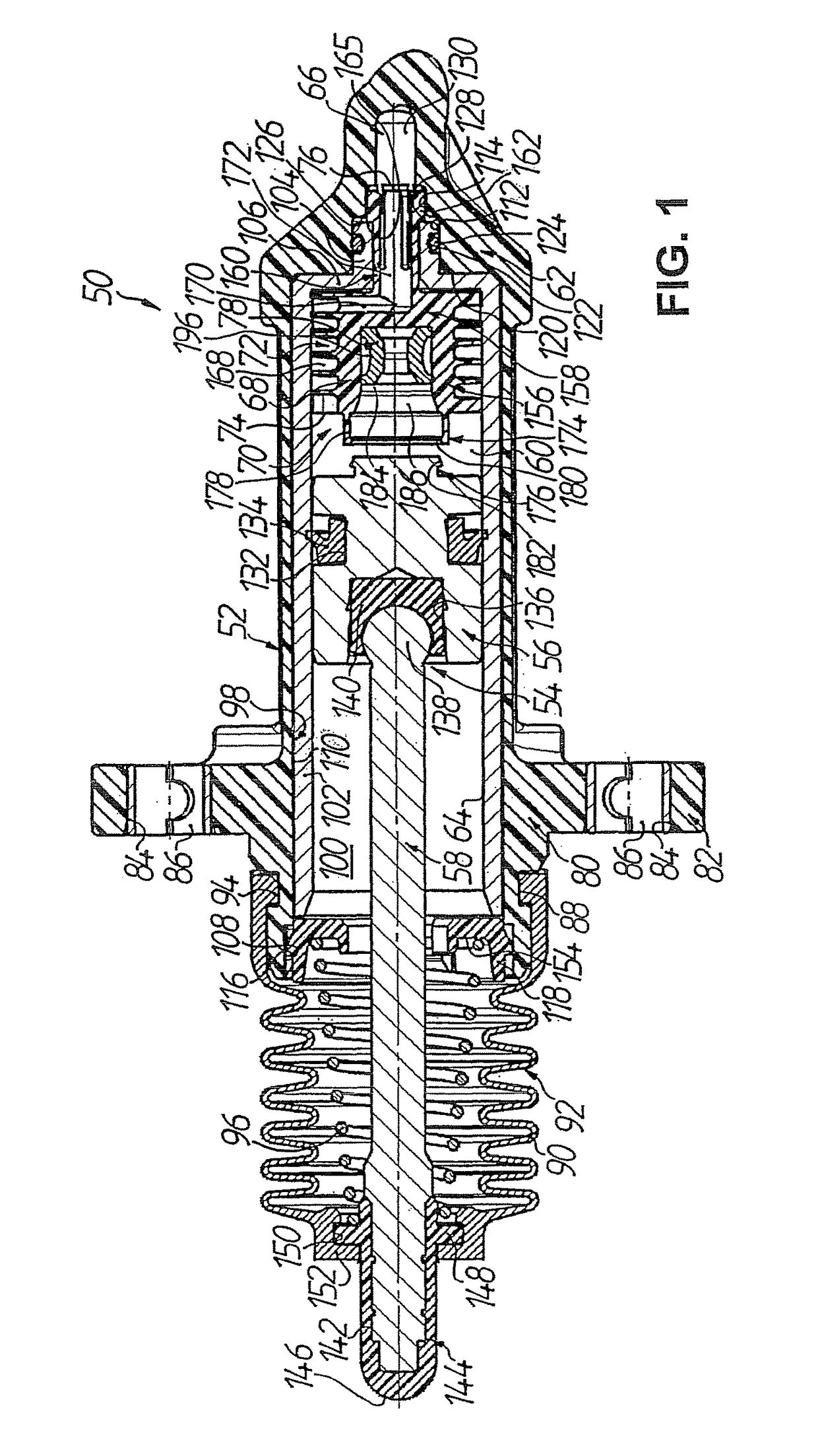 Device for reducing pressure pulsations