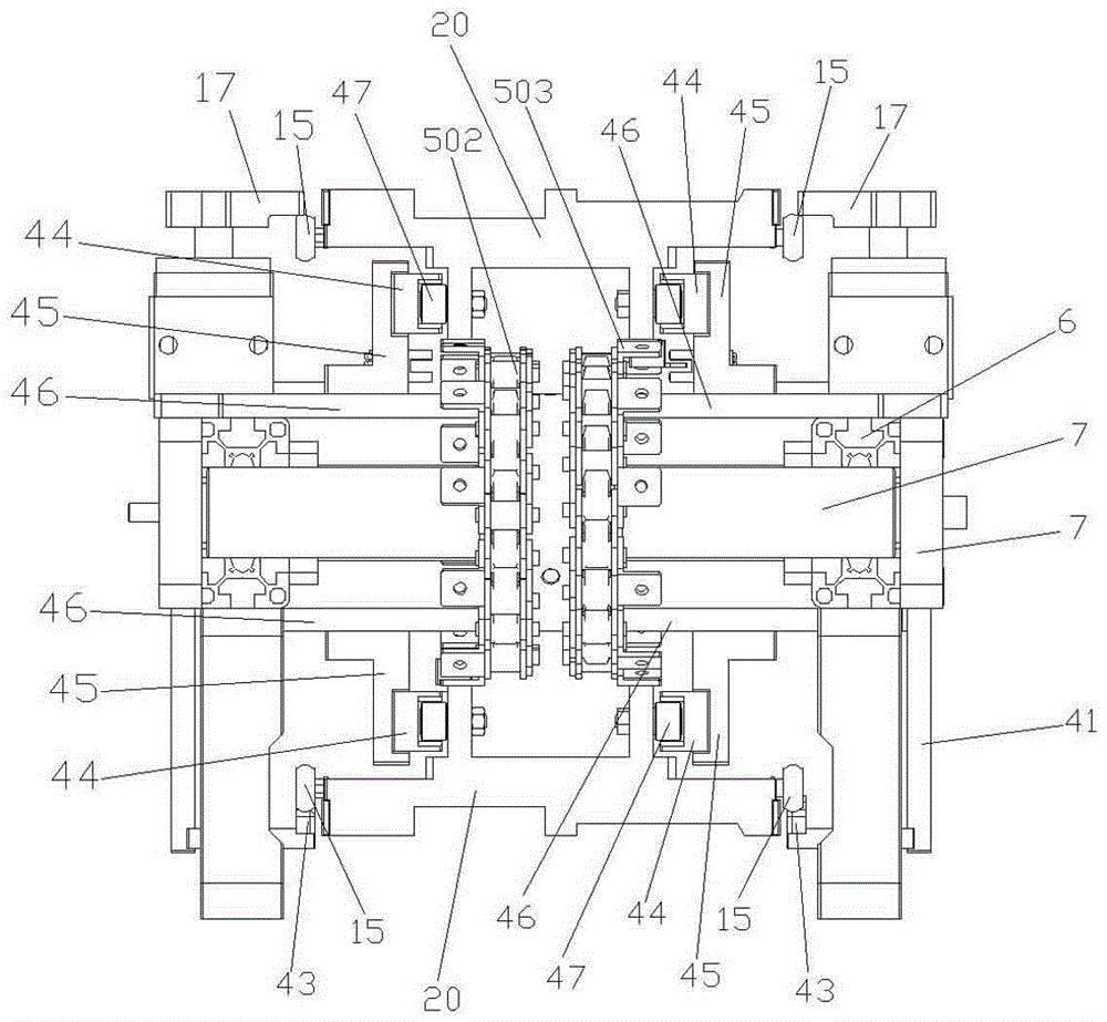 A material distribution mechanism of an injection molding product feeder