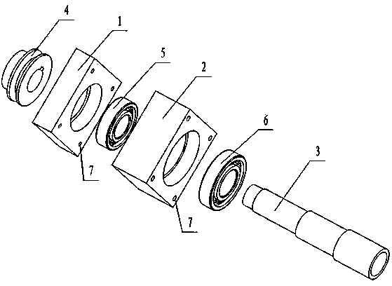 Belt support wheel component for pneumatic conveyer