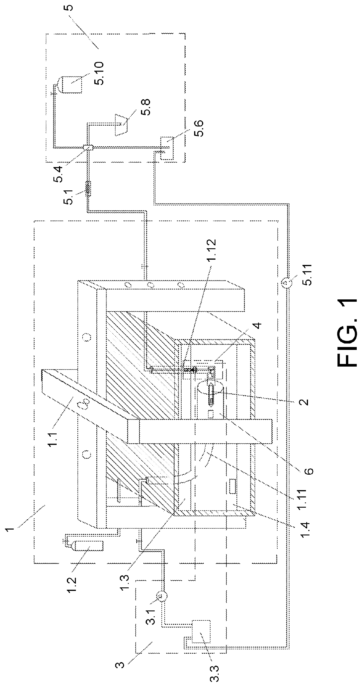 Simulation test method for gas extraction from tectonically-deformed coal seam in-situ by depressurizing horizontal well cavity