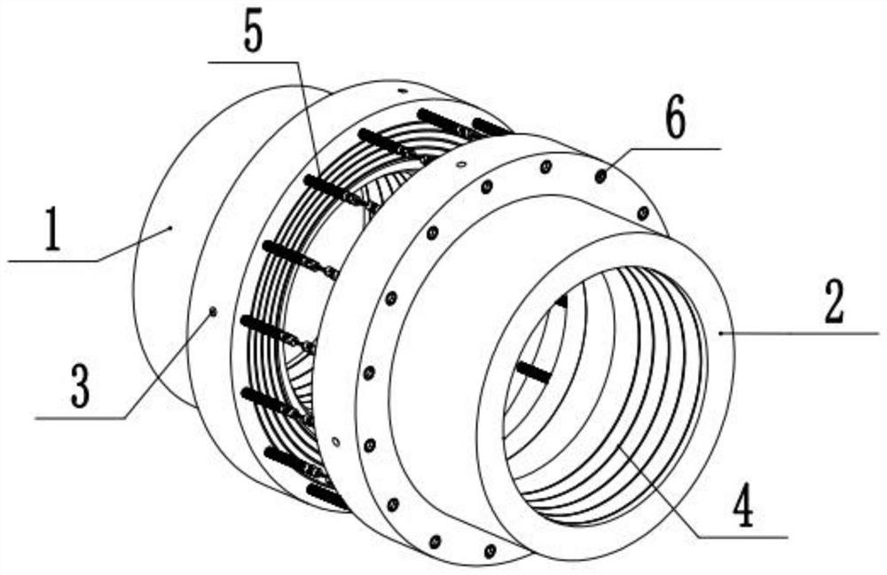 Underwater pipeline connecting device and pipeline connecting method