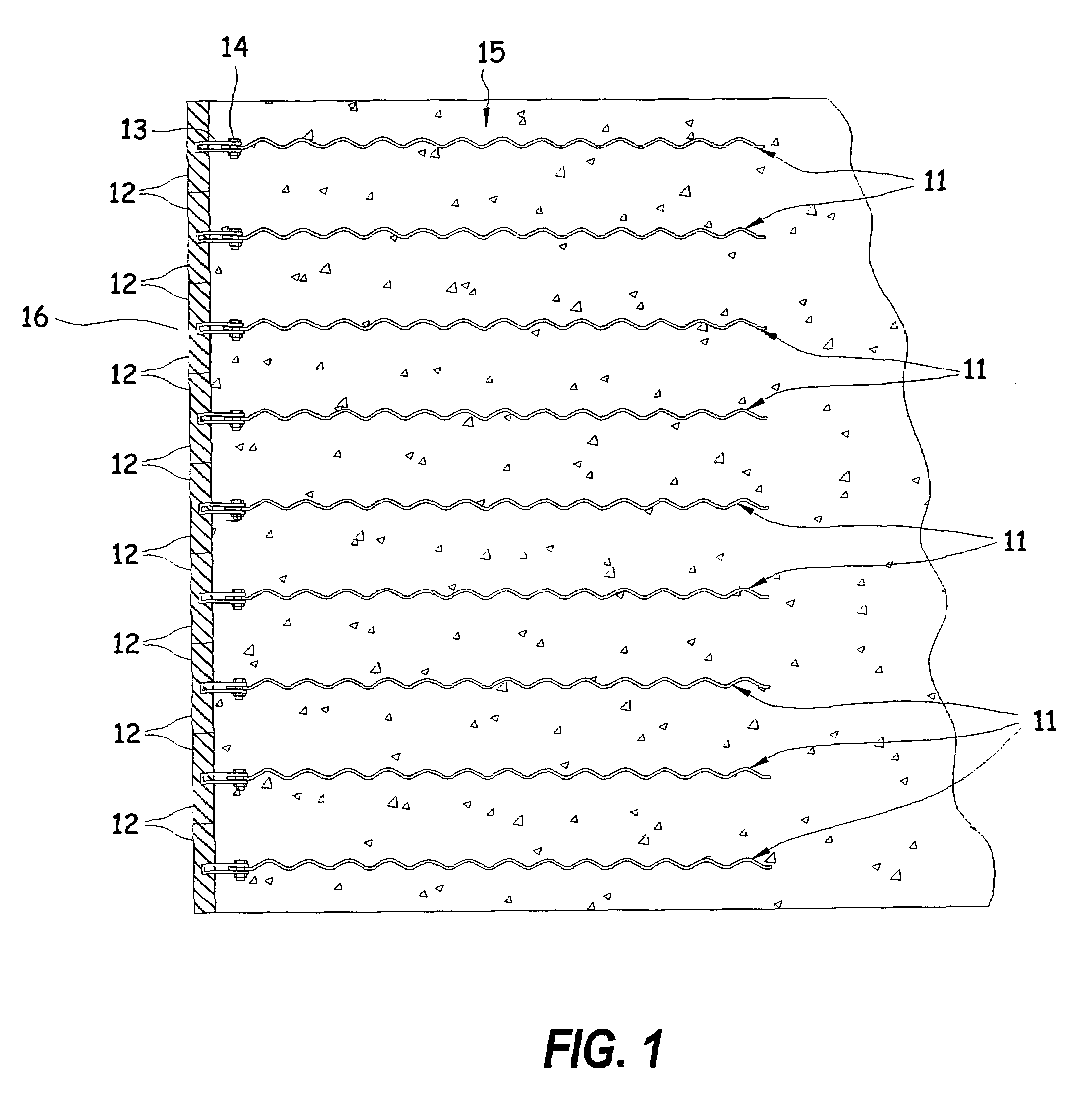 Stabilized earth structure reinforcing elements