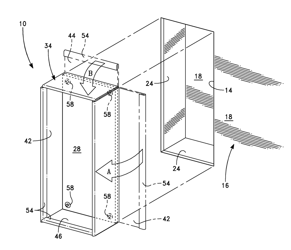 Fire barrier insert for membrane penetrations