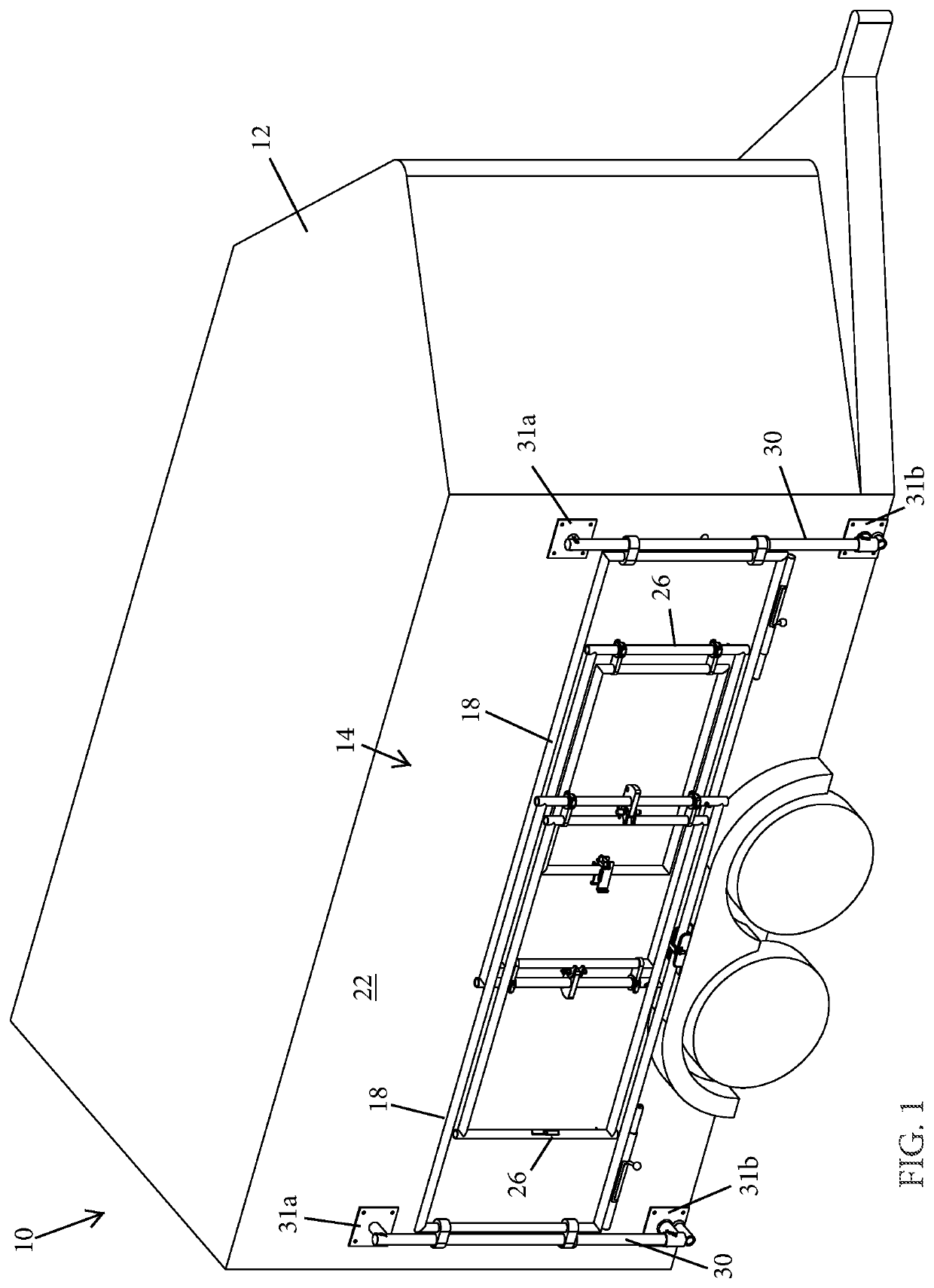 Transport trailer with deployable corral