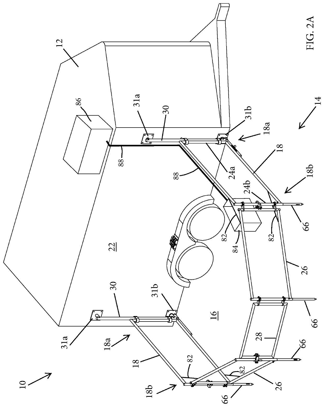 Transport trailer with deployable corral