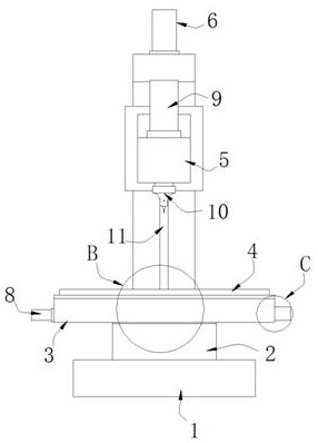 Lathe cutting machining platform equipment based on electronic contact block accessory raw material die steel