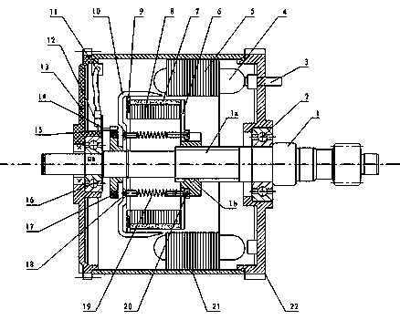 A torque adaptive continuously variable permanent magnet inner rotor brushless motor