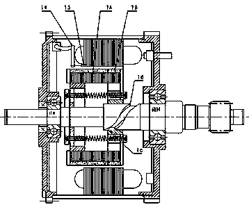 A torque adaptive continuously variable permanent magnet inner rotor brushless motor