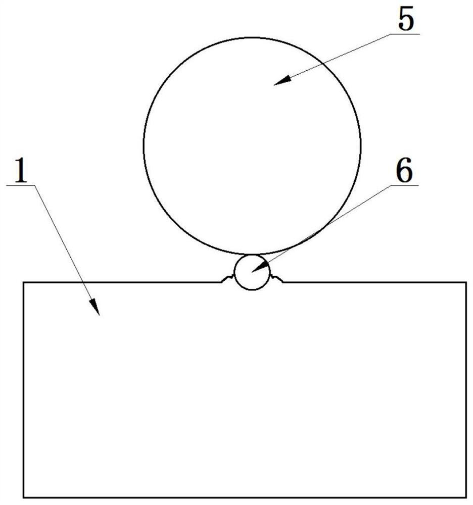 A graffiti-type metal workpiece surface intensive grinding processing method and equipment