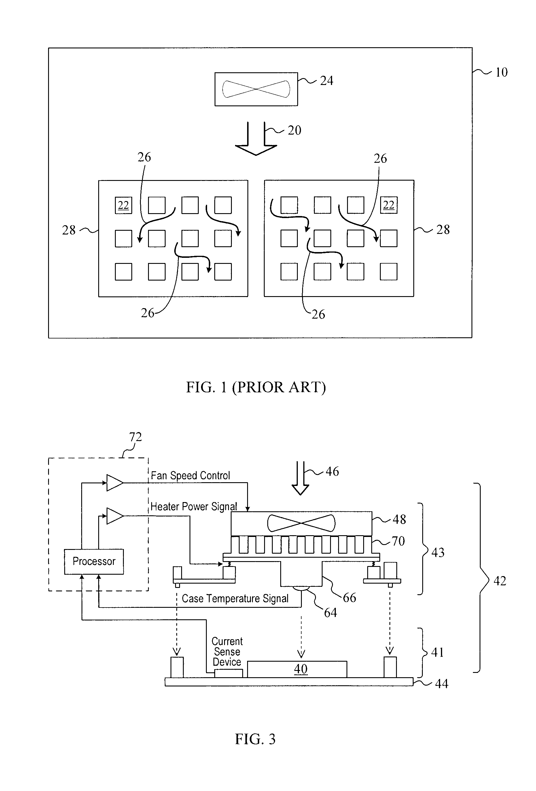 Temperature control in IC sockets