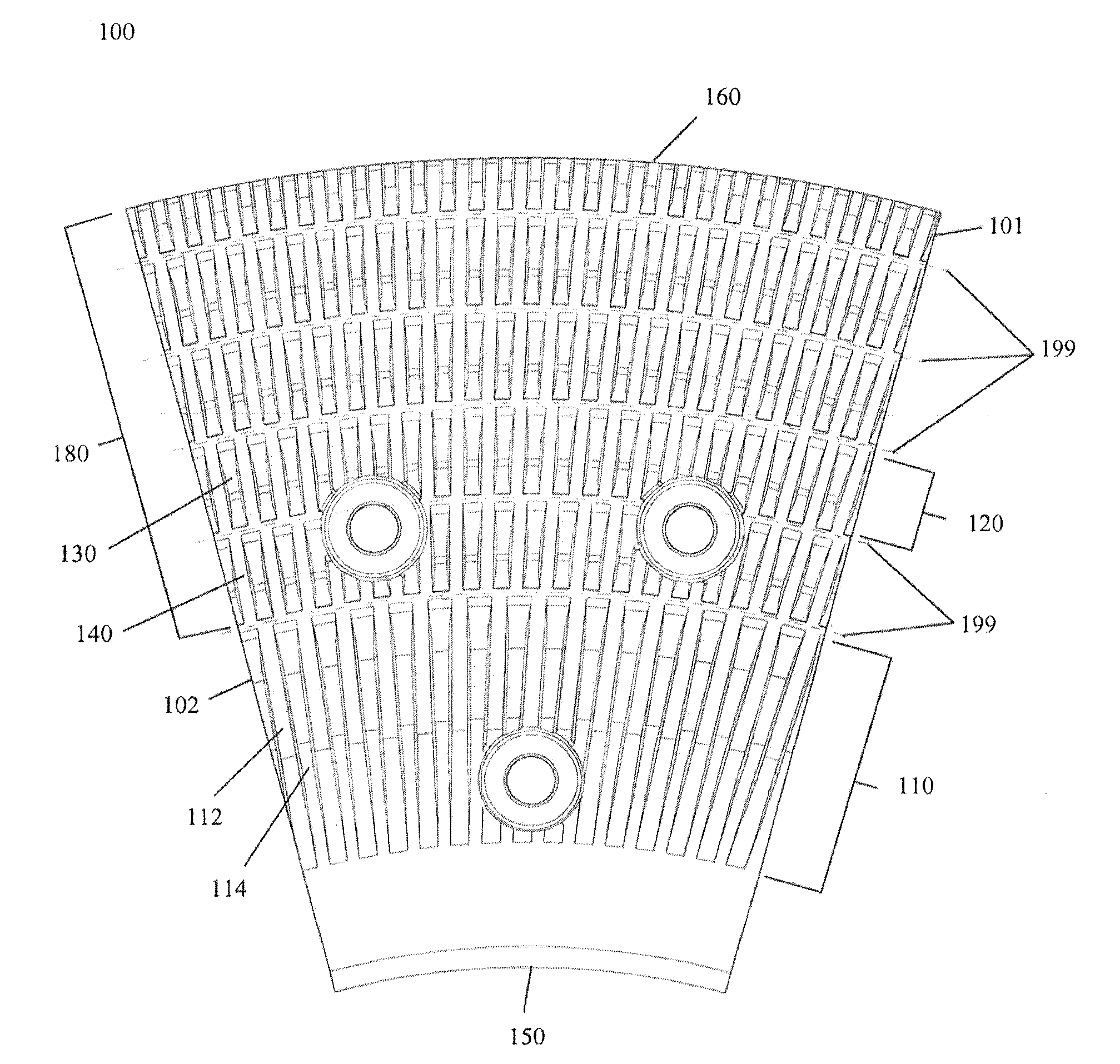 Apparatus for disperser plate and method to refine paper