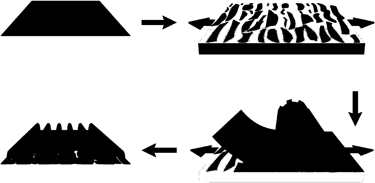 A Fabrication Method of Stretchable Electronic Devices with Regular Wrinkle Structure