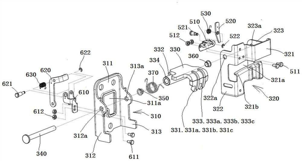 A pawl-type backrest multi-segment lock