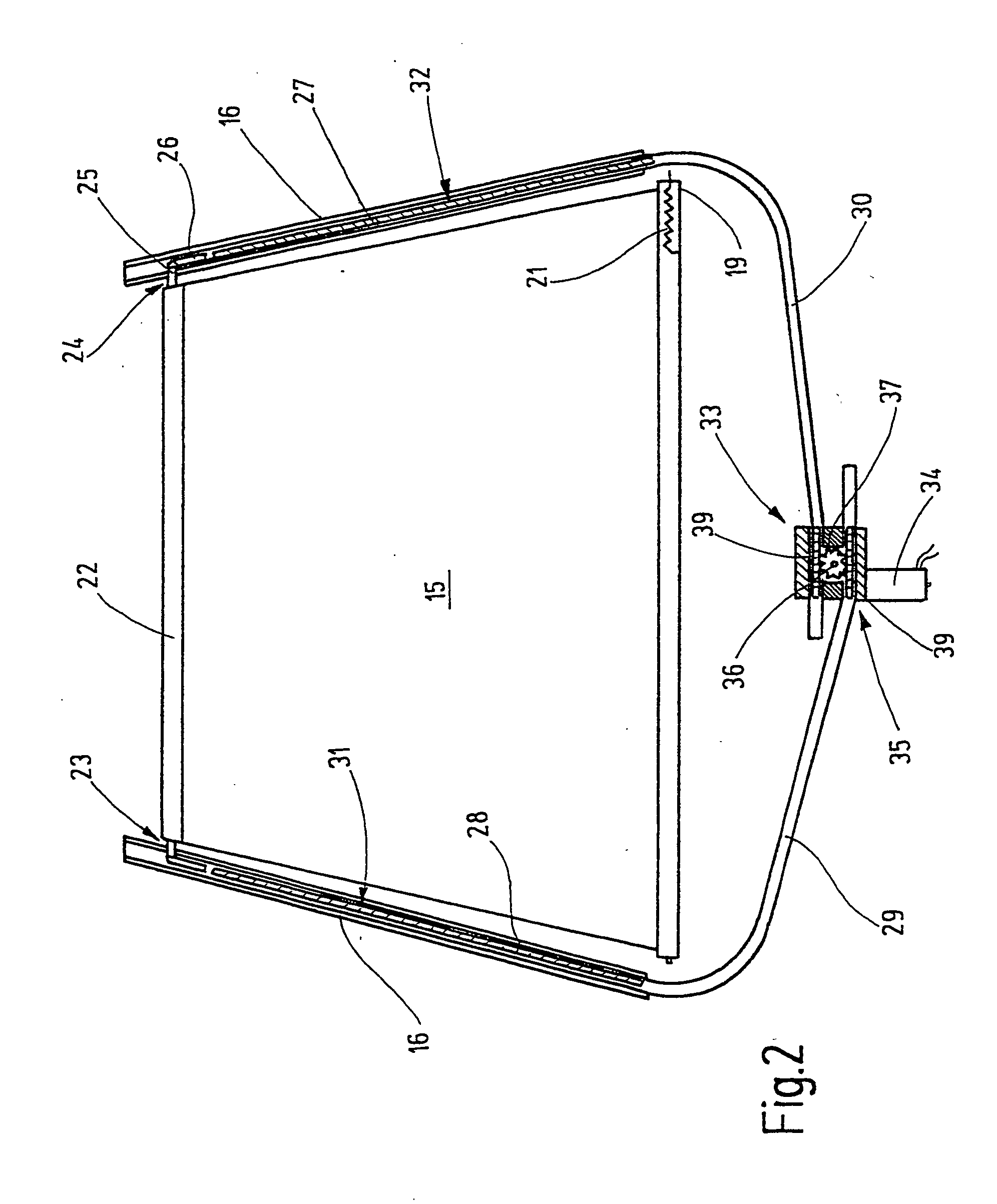 Injection-molded plastic guide rail