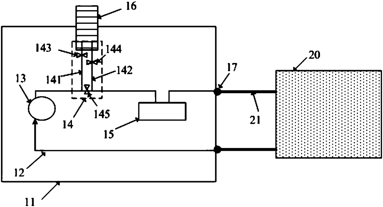 Sealed radioactive source and preparation device and method thereof