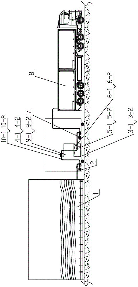 Liquid material feeding metering apparatus