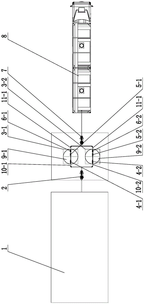 Liquid material feeding metering apparatus