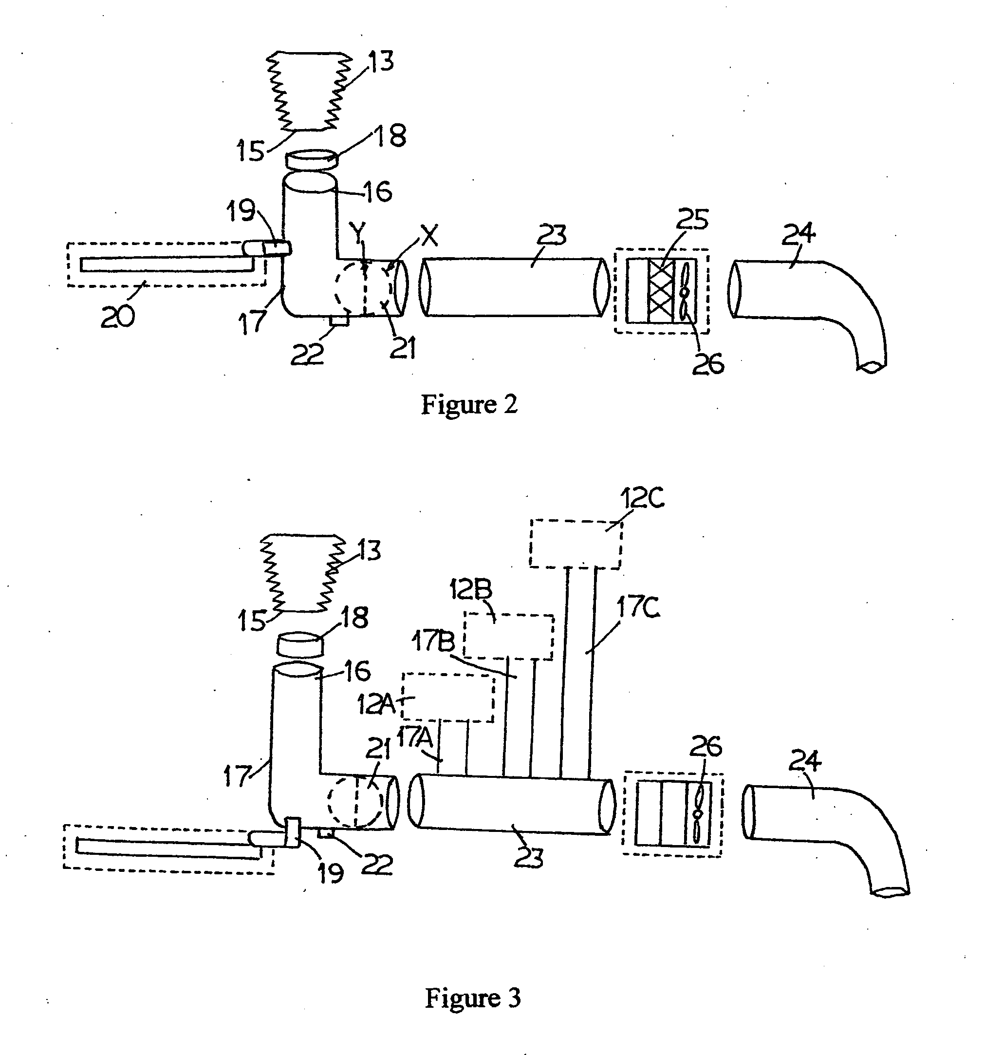 Malodor air exhaust system